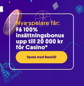 Upp till 20 000 kr till slotsspel vid Casumo!